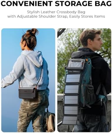 BLAVOR Portable Foldable Solar Charging Pack 10W, Built-in Charging Cable - Image 3