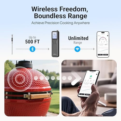 ThermoMaven Smart Bluetooth Wireless Meat Thermometer with WiFi App - Image 2
