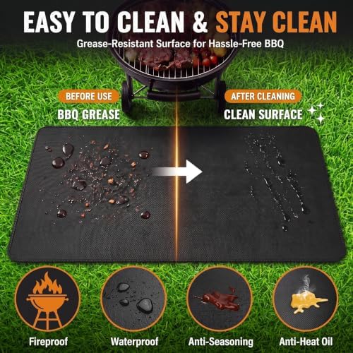 100 x 60 Inches Extra Large Under Grill Mat for Outdoor Grill - Image 6