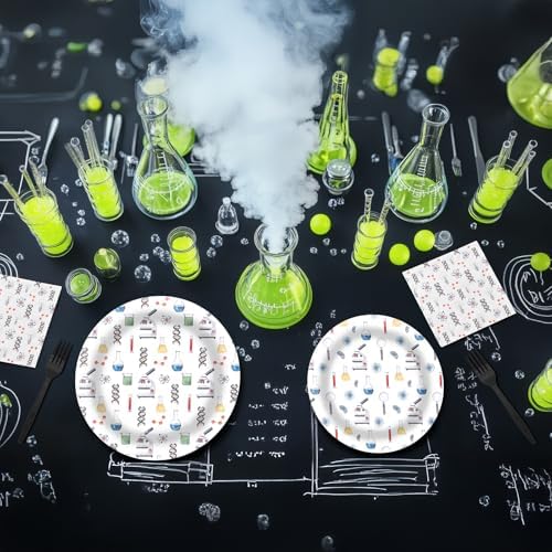 Science Party Decorations - Science Party Plates and Napkins for Kids Birthday Party, Serves 20 Guests - Image 6