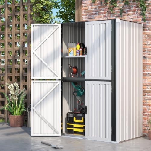 AECOJOY Outdoor Storage Cabinet Waterproof, 70'' Large Vertical with Floor by AECOJOY