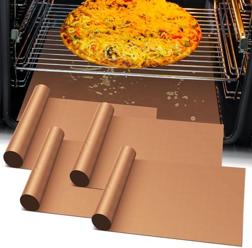 Oven Liners for Bottom of Oven-23.6"x 15.7" Non-Stick Electric Oven Cover for Stovetop,Toaster Oven Drip Liner, Heat Resistant Grill Baking Mat- BPA & PFOA Free Kitchen Accessory to Keep Oven Clean by GoldeerkitchenBakingAccessoriesTools