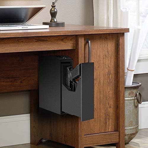 Biometric Slider Handgun Gun Safe for Nightstand, Desk, Bed Side, Truck - Image 6