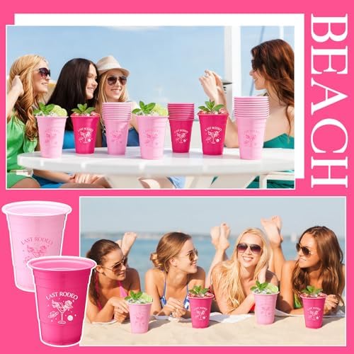 LemonRoad 50 Pcs Pink Bachelorette Party Plastic Cups 16oz - Image 6