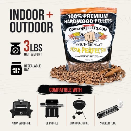 CookinPellets Premium Pizza Perfection Hardwood Smoking Pellet, 3lb, 3-Pack - Image 4