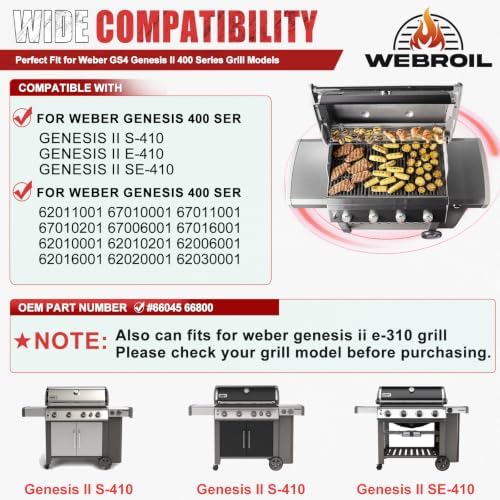 66045 Warming Rack for Weber Genesis II 400 Series Genesis GS4 II S410 E410 - Image 2
