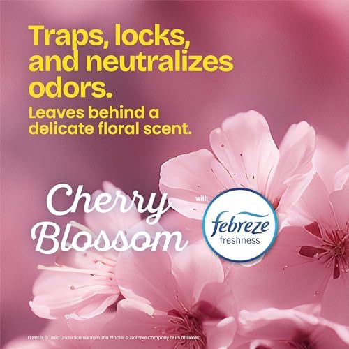 Glad ForceFlex MaxStrength Tall Kitchen Trash Bags, Rip and Tear Resistant, Cherry Blossoms Scented Pink Tall Garbage Bags, Odor Control, Febreze Freshness, 13 Gallon, 90 Count - Image 3