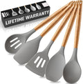 Zulay Kitchen 5 Piece Silicone Utensil Set by ZulayKitchen