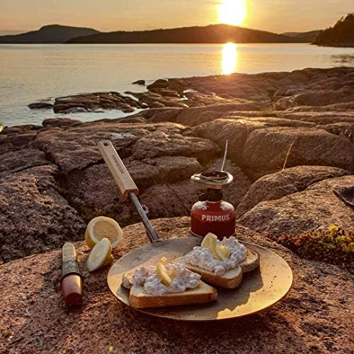 MUURIKKA Light Camping Frying Pan Leisku with Folding Handle and Cover Bag - Image 2