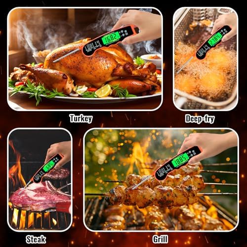 Meat Thermometer Digital, Instant Read Digital Meat Thermometer - Image 3