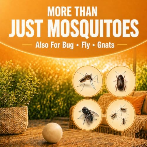 AUDQQM Mosquito Repellent Outdoor Patio, Mosquito Repellent Balls Indoor-8P - Image 2