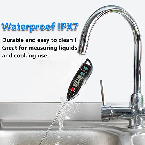 BOMATA Digital Water Thermometer for Liquid, Meat, Cooking, IPX7 Waterproof - Image 2