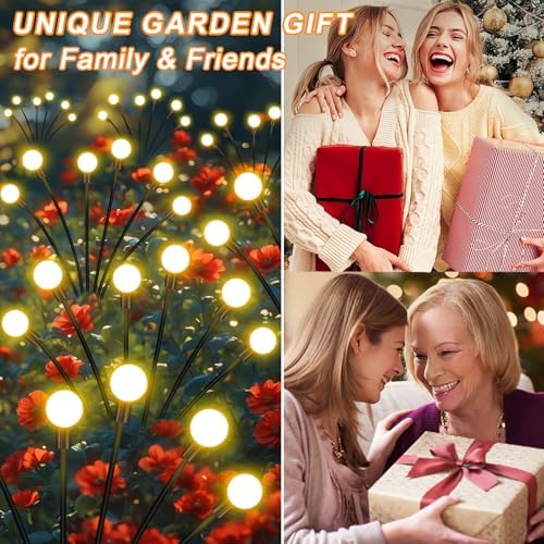 Solar Garden Lights Outdoor Waterproof, Swaying Firefly Light, Garden Decor - Image 5