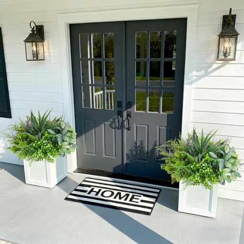 Hrobek Outdoor Faux Plants UV Resistant Fake Greenery for Outside Planter - Image 3