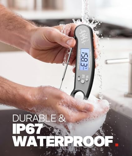 Meat Thermometer Digital, Food Thermometer for Cooking, Black & Grey - Image 5