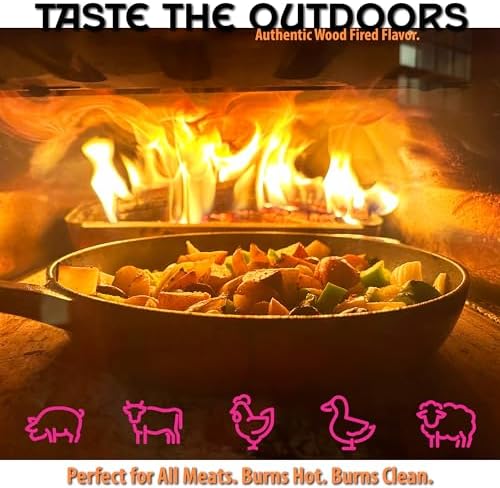 Oak Mini Split 8" Cooking, Grilling, Smoking Wood, 1,248 cu. in., Brown - Image 5