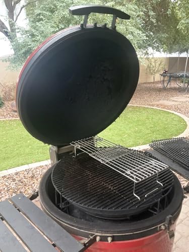 BBQ Future Universal Adjustable Warming Rack for Grills, Folding Stainless Steel Upper Rack for Pit Boss Traeger Pellet Smoker Weber Charbroil Gas Grill Blackstone Griddle & More, Dishwasher Safe - Image 5