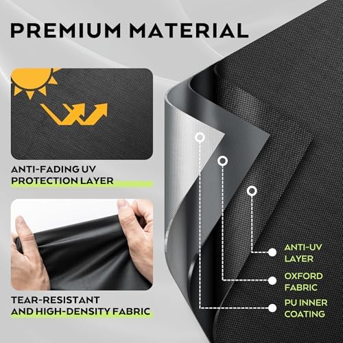 Smoker Cover for Pit Boss PBV3G1 Smoker Grill, Outdoor Grill Cover for Pit Boss Vertical Smoker Grill-23 L x 22" D x 47" H - Image 3