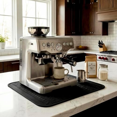 MicoYang Silicone Dish Drying Mat for Multiple Usage,Easy clean,Eco-friendly,Heat-resistant Silicone Mat for Kitchen Counter or Sink,Refrigerator or Drawer Liner Coffee XL 18 inches x 16 inches - Image 6