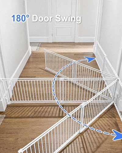 58-108" Extra Wide Baby Gate for Large Opening, Safety Extra Long Dog Gate - Image 6