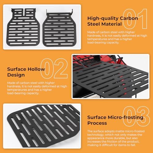Heater Bracket, Compatible with Mr. Heater Buddy MH9BX, MH12HB, MH18B, Cooker Plate Grill Attachment Portable Cooking Grate, Multi-Purpose Holder for Outdoor - Image 3
