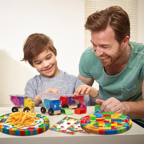 40pcs Building Block Party Supplies,Colorful Building Block Party Decoration Supplies,Used for Building Block Party Decoration,Include 20pcs 7inch dinner plates, 20 Napkin (red) - Image 6