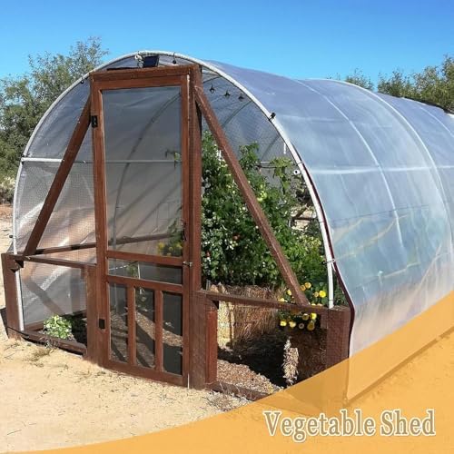 Clear Tarps Heavy Duty Waterproof 6x8 FT - Greenhouse Plastic Tarp Sheeting, Poly Tarp for Garden - Rainproof Covering for Outdoor Plants Balcony Tent Gardening Chicken Coop Protection - Image 6