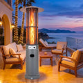 Tangkula Propane Patio Heater with Wheels, Easy Ignition, 34,000 BTU by TANGKULA