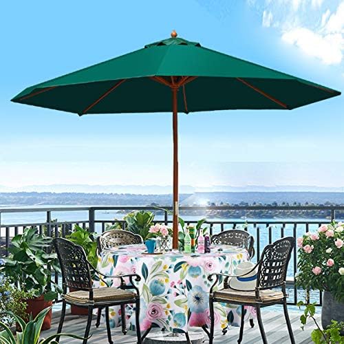 EHouseHome Outdoor Indoor 60inch Round Tablecloth with Umbrella Hole and Zipper, Waterproof Zippered Patio Cloths, Spring/Summer Table Covers for Backyard Circular Table/BBQs/Picnic - Image 2