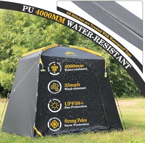 Happy Travel Bike Storage Shed Tent, Waterproof Portable Bicycle Cover Shed - Image 5