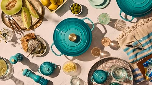 Le Creuset Enameled Cast Iron Round Dutch Oven, 4.5 qt., Riviera - Image 5