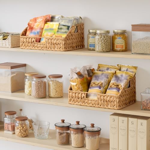 GRANNY SAYS Wicker Storage Basket for Shelves, Large Wicker Basket - Image 3