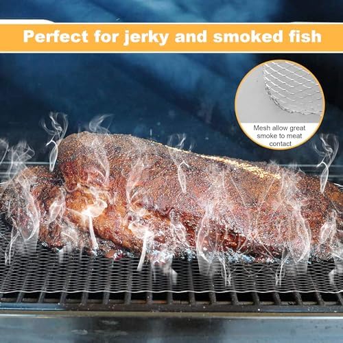 Grill Topper Set of 20,16x12 Disposable Grill Topper,Non-Stick Aluminum Grilling Mats for Outdoor, Easy to Clean Disposable Liners for Outdoor Smoker - Image 4