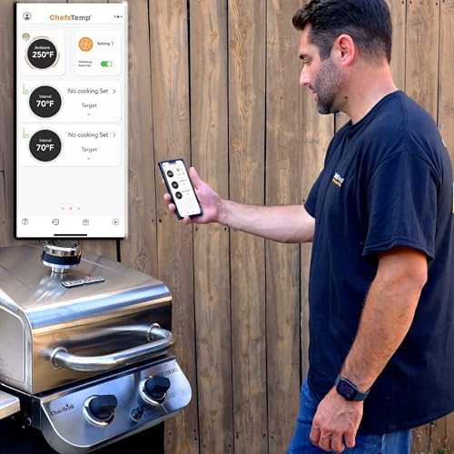 ProTemp S1 Patented Smart Grill Gauge Thermometer Hub Wi-Fi and Bluetooth for Weber Kamado Joe Grill Smoker Offset Replacement Accessories，Breezo Fan (Universal Version 0.3"Dia not for Big Green Egg) - Image 5