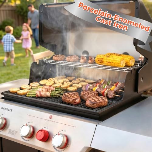 QuliMetal 18.75 Inch Grill Grates for Weber Genesis II 300 Series - Image 6