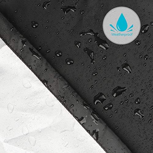 iCOVER Grill Cover, 70 inch BBQ Grill Cover for Outdoor Grill, Anti-UV & Fade Resistant Gas Grill Cover, Waterproof Barbecue Grill Covers for Weber, Char-Broil, Nexgrill and More, Black - Image 7