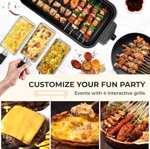 Pukomc Electric Indoor Grill,2 in 1 Indoor Grills for Kitchen - Image 6