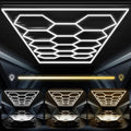 FERUERW Hexagon Garage Lights with Rectangle Frame, 3 Color Temperature by FERUERW