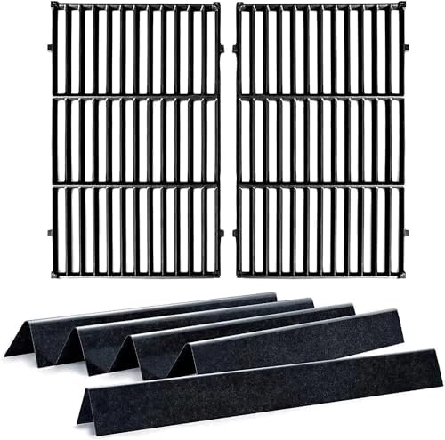 DG264 19.5" Grill Grates 17.5" Flavorizer Bars for Weber Genesis 300 Series E-310 E-320 E-330 EP-310 EP-320 EP-330 S-310 S-330 Gas Grill (2011-2016 with Front Control Knobs) 7524 7621 by DirectStore