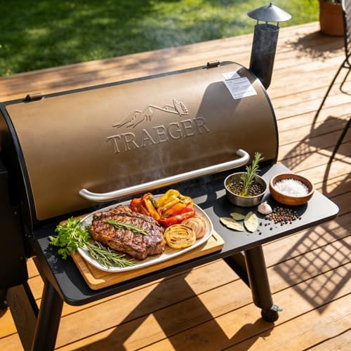 Utheer Folding Front Shelf for Traeger Pro 34, Century 885, Texas Elite 34 - Image 2