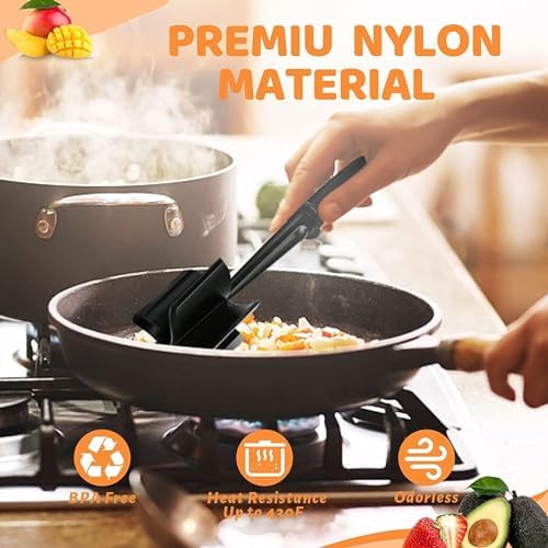 Meat Chopper, Hamburger Chopper, Potato Masher-Professional Multifunctional Heat Resistant Nylon Ground Beef Smasher Kitchen Tools And Gadgets, ​Safe For Non-Stick Cookware - Image 5
