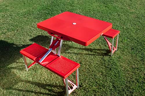 NHL Ottawa Senators Portable Folding Picnic Table with Seating for 4 - Image 2