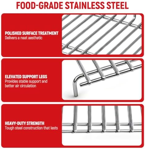 Grill Warming Rack for Nexgrill Home Depot 4-Burner Grills 720-0830H - Image 5