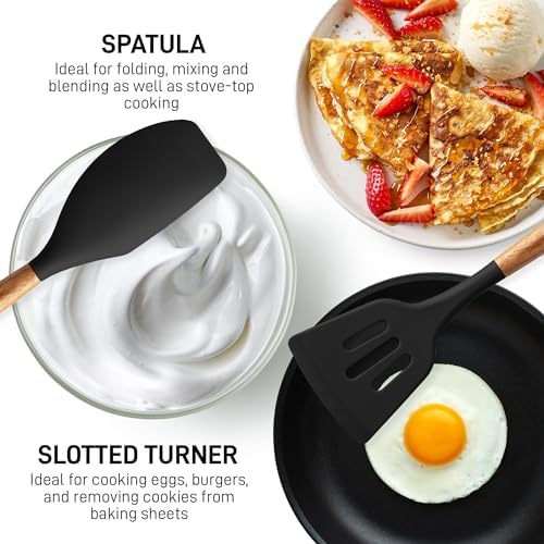 Zulay Kitchen 5 Piece Silicone Utensil Set - Image 5