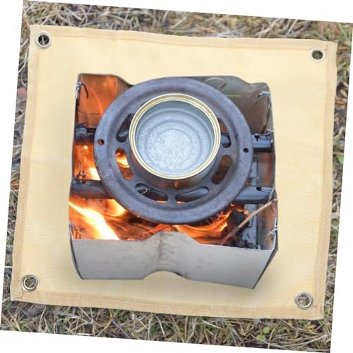 VOSAREA 3pcs Fireproof Mat for Outdoor Cooking Camping and Grilling Protective Cushion Thickness - Image 2