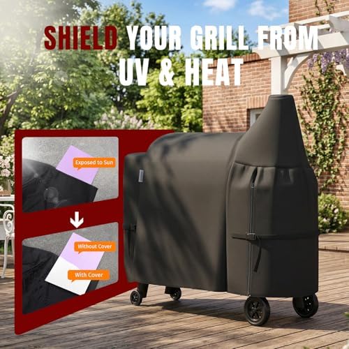 SHINESTAR Grill Cover for Pit Boss Austin XL&Rancher XL, 900D Oxford Fabric - Image 6