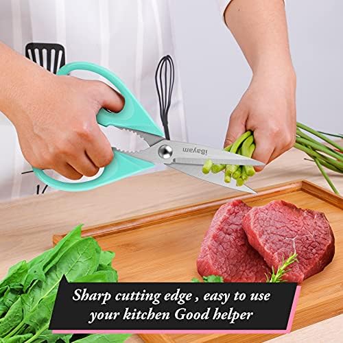 iBayam Cute Kitchen Scissors All Purpose Heavy Duty Meat Poultry Shears - Image 6