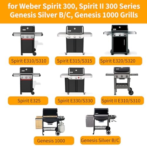 7639 7638 SUS304 Grill Grates 17.5 x 11.5 Inch for Weber Spirit 300 310 330 - Image 3