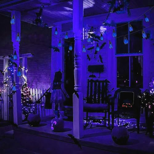 Solar String Lights for Outside, 21Ft Solar Patio Light with 10 Flickering - Image 7