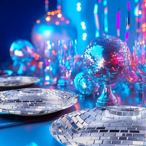Disco Party Decorations - Disco Party Plates and Napkins for Kids Birthday Party, Serves 40 Guests - Image 6